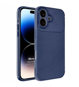 Microsonic Apple iPhone 16 Plus Kılıf Legion Series Siyah (Lacivert)