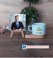 En İyi Eczacı Fotoğraflı Dekoratif Taş, Kupa Bardak Beyaz Hediye (Model 8)