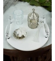 Adoration Söz Kahve Tepsisi (Gri)