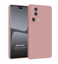 Microsonic Matte Silicone Xiaomi Mi 13 Lite Kılıf Siyah (Rose)
