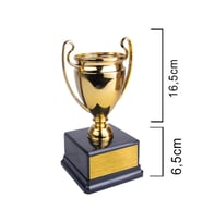 Altın - Gümüş Şampiyon Ödül Kupası - 23cm (Gold)