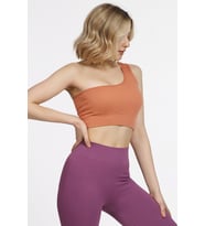 DoReMi Seamless Tek Askı Spor Büstiyer (KAHVE)