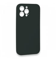 iPhone 13 Pro Max Kamera Korumalı Kılıf Lansman Legant Silikon (Koyu Yeşil)