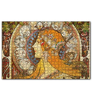 Cakapuzzle Astrolog Kadın ve Burçlar  Puzzle Yapboz MDF (Ahşap) (255 Parça)
