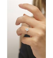 Damla Tektaş 925 Ayar Gümüş Yüzük (Rose)