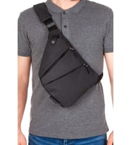 NEWİSH POLO HEYBE POSTACI ÇANTA-BODY BAG (Siyah)