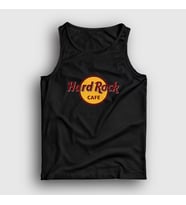 Presmono Unisex Beyaz Logo Hard Rock Cafe Atlet 371792tt (Siyah)