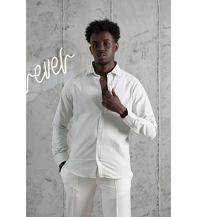 Advante Slimfit Yazlık Düz Pamuklu Gömlek (Mint Yeşili)