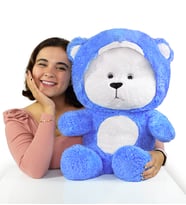 Pababo 90 Cm Dev Uykumcuk Ayıcık (Mavi)