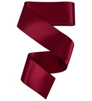Kına Atölyesi Saten Kurdela 6 Cm 10 Metre (Bordo)