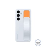 Samsung Galaxy S24 Kordonlu & Standlı Silikon Kılıf (Samsung Tr Garantili) (BUZ RENGİ)