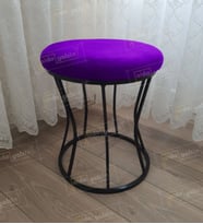 Kum Saati Düz Makyaj Pufu Kara İnci (Lila)