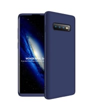 Microsonic Samsung Galaxy S10 Kılıf Double Dip 360 Protective (Lacivert)