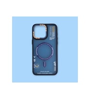 IPHONE 13 PRO; DARBE ÖNLEYİCİ, MAT SAYDAM LÜKS SİLİKON KILIF (Mavi)