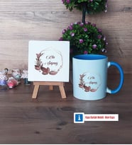 Doğum Günü Hediyesi İsme Özel Dekoratif Taş, Kupa Bardak Kırmızı Hediye (Model 3)