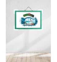 Tasarım Alaçatı 20*30 Çerçeve (Yeşil)
