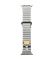 Apple Watch 44mm Zore KRD-73 Silikon Kordon (Krem)