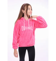 Toontoy Kız Çocuk Nakışlı Sweatshirt (Pembe)