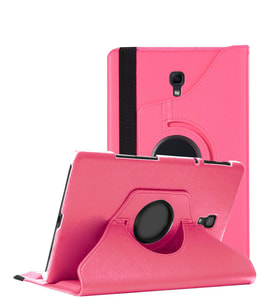 Microsonic Samsung Galaxy Tab A 10.5'' T590 Kılıf 360 Rotating Stand Deri (Pembe)