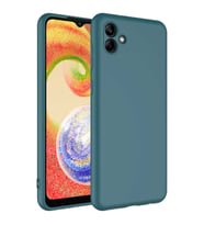 Galaxy A04 Kılıf Zore Mara Lansman İç Yüzeyi Kadife Kılıf (Koyu Yeşil)