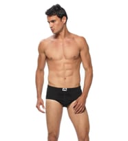 Gümüş Erkek Pamuklu Slip Külot 3006 - 6 Adet (Siyah)