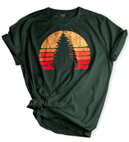 Genıus Store Unisex Tişört Outdoor Baskılı T-shirt 10 Farklı Baskı (Yeşil)