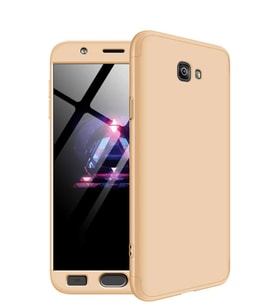 Microsonic Samsung Galaxy J7 Prime 2 Kılıf Double Dip 360 Protective (Gold)