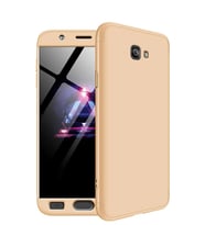 Microsonic Samsung Galaxy J7 Prime 2 Kılıf Double Dip 360 Protective (Gold)