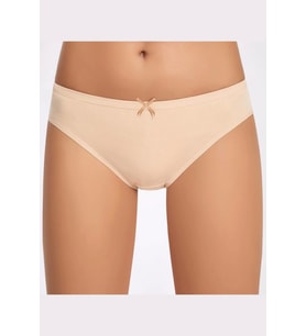 Likralı Fiyonklu Kadın Bikini Külot   10 Adet (Ten)