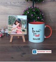 Harika Anne Fotoğraflı Dekoratif Taş, Kupa Bardak Beyaz Hediye (Model 13)