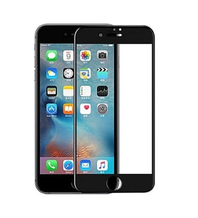 Vendas iPhone 8 Tam Kaplama Fiber Nano Seramik Ekran Koruyucu (Siyah)