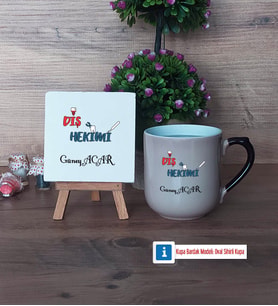 Diş Hekimi Dekoratif Taş, Kupa Bardak Kırmızı HediyeDiş Hekimine Diş Hekimleri Günü Hediyesi (Model 9)