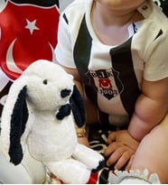Uyku Arkadaşım PAPYONLU Uzun Kulak Bunny Peluş Tavşan 65 cm (Siyah)