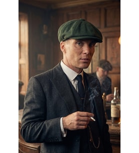 Peaky Blinders Şapka Newsboy Trend 8 Parça Kasket Fötr cp224p (Yeşil)
