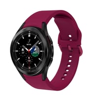 Samsung Galaxy Watch 4 Classic 42mm Kordon Silikon Kordon (Mürdüm)