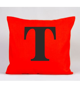 T Harfli Yastık (Turuncu)