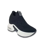Guja 25Y300-4 Kadın Dolgu Topuk Spor Ayakkabı (Siyah)