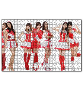 Cakapuzzle Kırmızılı Girls Generation Kızlar  Puzzle Yapboz MDF (Ahşap) (1000 Parça)