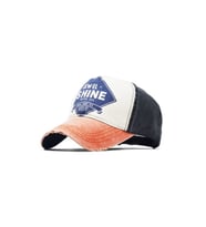 Şapka Unisex Jewel Shine Beyzbol Eskitme Şapka Cap Çap Mevsimlik Şapka Jwl.shn.yn.001 (Kahverengi-Turuncu)