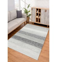 Dijital Kaymaz Taban Yıkanabilir Renkli Salon Halısı Mutfak Halısı Yolluk ND-SD-1095 (Gri)
