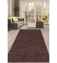 Dijital Kaymaz Taban Yıkanabilir Modern Renkli Salon Halısı Mutfak Halısı Yolluk ND-HT-395 (Kırmızı)