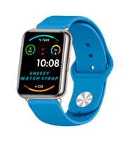 Huawei Watch Fit 2 Uyumlu PureLux Soft Silikon Kordon (Mavi)