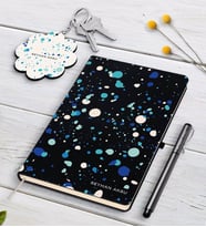 BK Gift Kişiye Özel İsimli Beyaz Defter Kalem Ve Anahtarlık Hediye Seti-21 (Model 2)