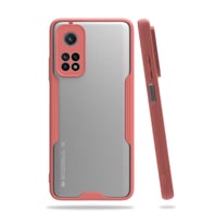 Xiaomi Mi 10T 5G Kılıf Zore Parfe Kenarları Pastel Renk Silikon (Pembe)