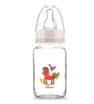 Bebedor Desenli Cam Biberon 125ML (Kod:30302) Seçenekli (Kırmızı)