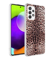 Samsung Galaxy A72 Kılıf Desenli Bella Kapak (Leopar)