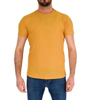 Erkek Sıfır Yaka Tişört T-869 BGL-ST01829 (Hardal)
