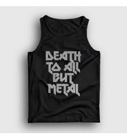 Presmono Unisex Beyaz Death To All But Metal Steel Panther Atlet 378129tt (Siyah)