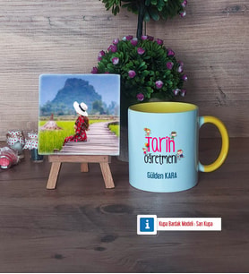 Tarih Öğretmeni Fotoğraflı Dekoratif Taş, Kupa Bardak Beyaz Hediye (Model 7)