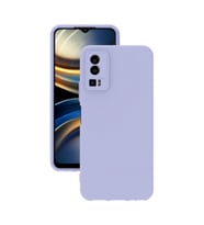 General Mobile GM 23 Kılıf Kamera Korumalı Silikon Rubber Arka Kapak (Lila)